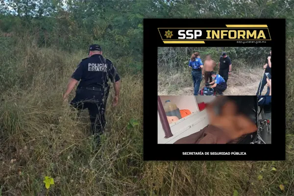 Adulto mayor extraviado en montes de Sotuta es localizado con vida