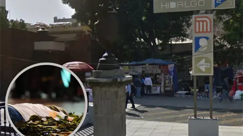 Hombre intenta quemar a mujer en Metro Hidalgo y agrede a dos menores