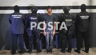 Capturan a presunto agresor de niña de 12 años en Monterrey