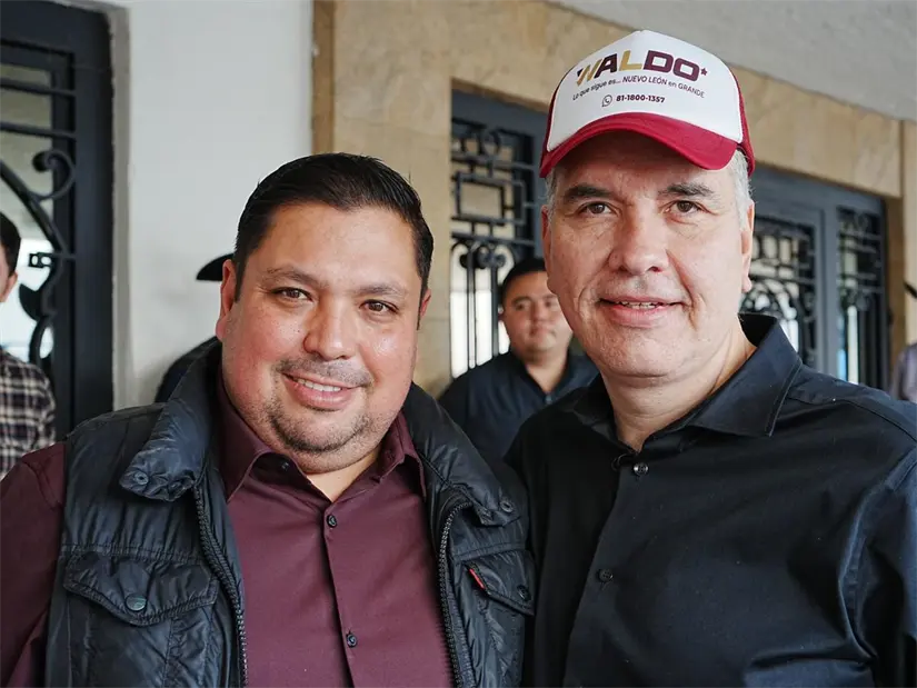 Senador Waldo Fernández encabezó una posada en el municipio de Cadereyta. Foto: Cortesía.