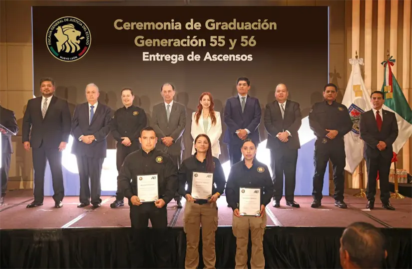 Graduación de dos generaciones de agentes de investigación. Foto. AEI.