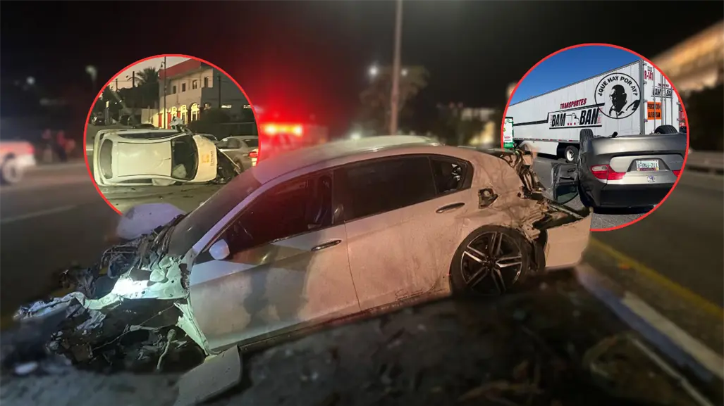 3 volcaduras y un choque aparatoso se registran en BCS en menos de 24 horas