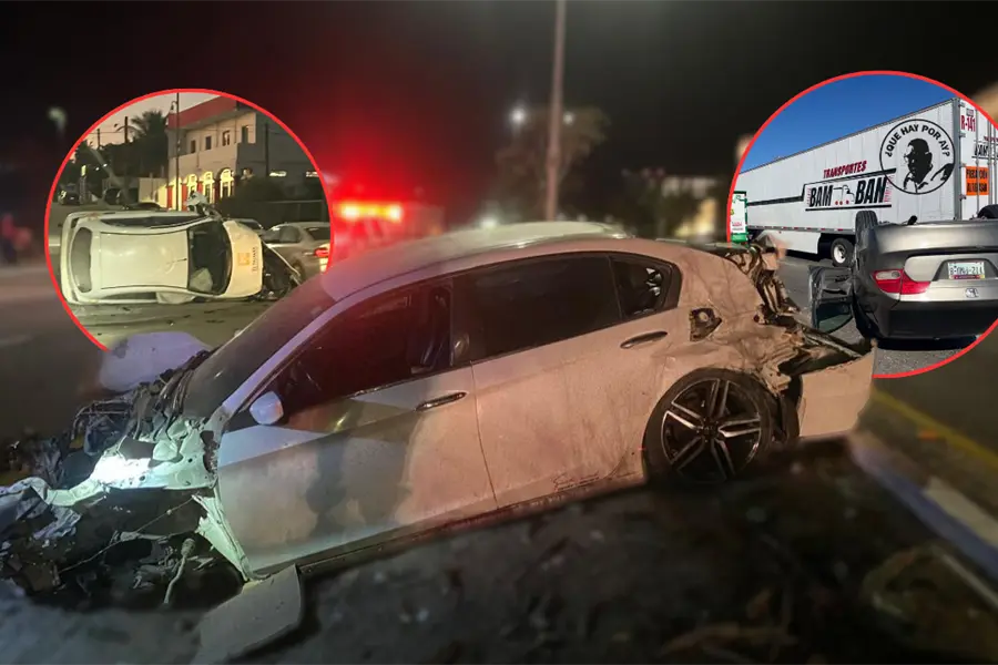 3 volcaduras y un choque aparatoso se registran en BCS en menos de 24 horas