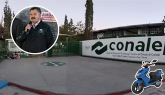 Alumnos del Conalep en Saltillo y San Pedro prefieren trasladarse en moto