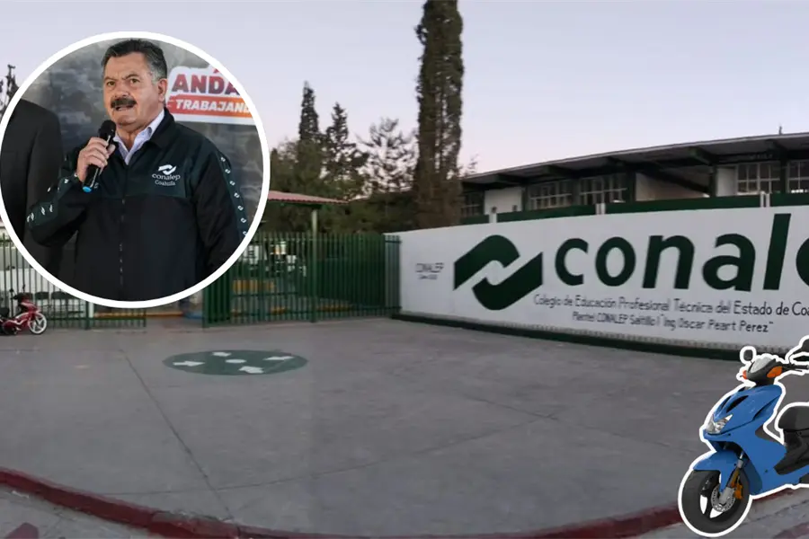 Alumnos del Conalep en Saltillo y San Pedro prefieren trasladarse en moto