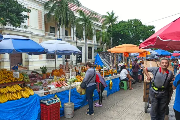 Comercio informal afecta ventas de locatarios del mercado Lucas de G&aacute;lvez en M&eacute;rida en la temporada decembrina