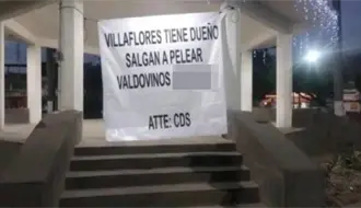 Aparecen narcomantas en el municipio de Villaflores, Chiapas