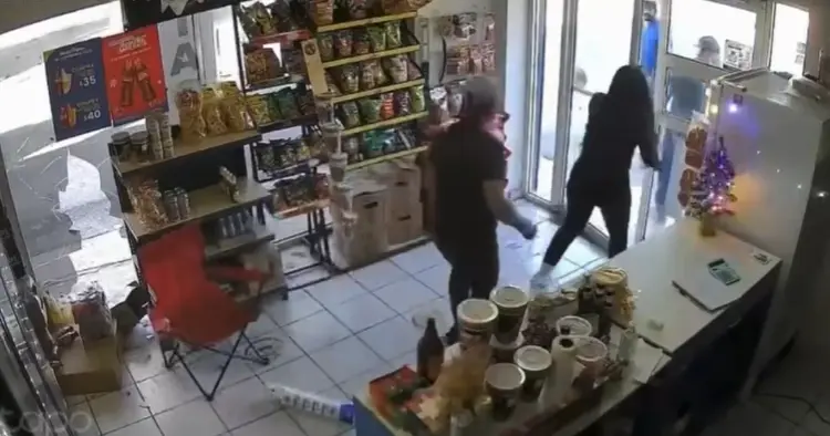 Imágenes después del incidente Foto: captura de pantalla