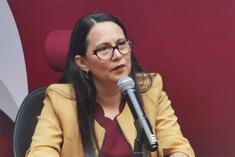 Norma Angélica Pedraza Melo, titular de la Secretaría Anticorrupción y Buen Gobierno. FOTO|Carlos García
