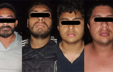 Huachicol en Um&aacute;n: detienen a cuatro personas y aseguran tr&aacute;iler con 33 contenedores