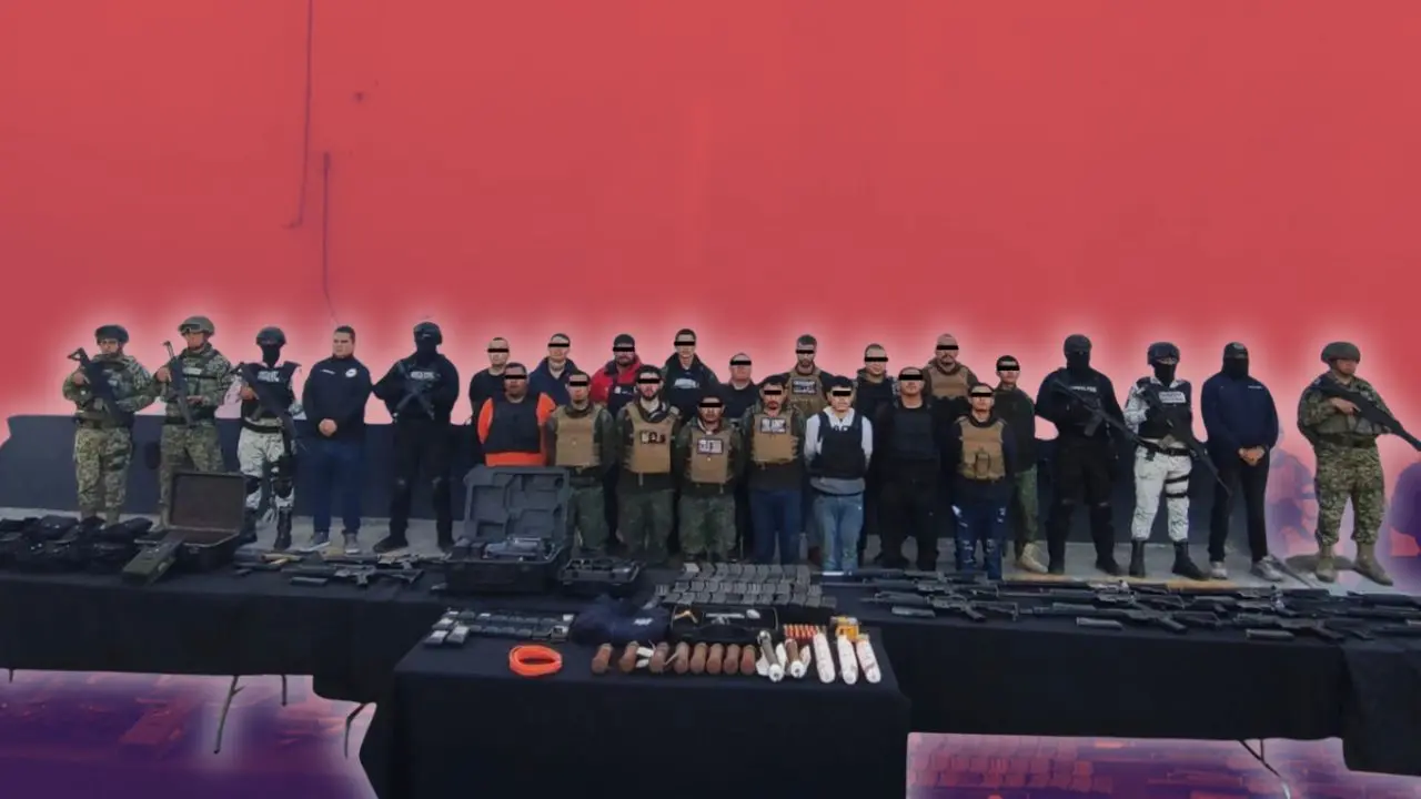 Los 17 hombres detenidos tras el Operativo Muralla Foto: Canva