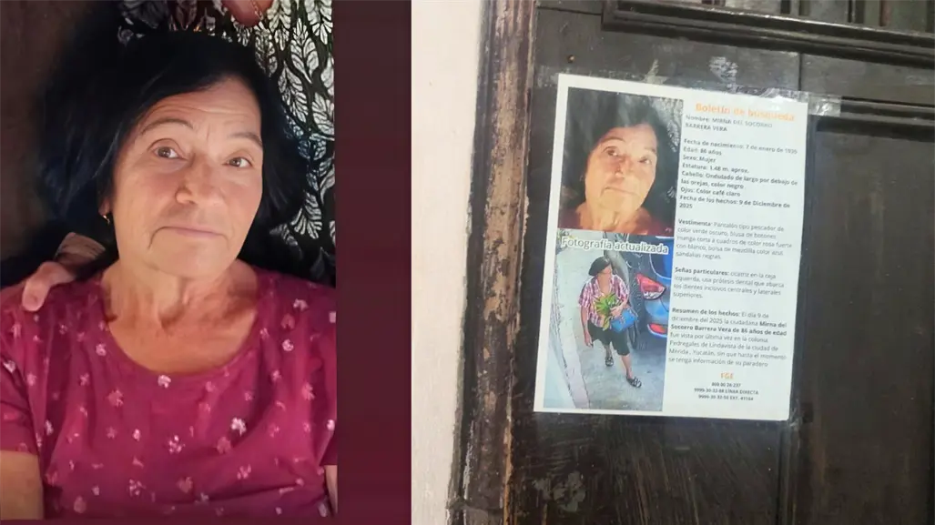 Organizan mega b&uacute;squeda de do&ntilde;a Mirna, maestra jubilada extraviada en M&eacute;rida