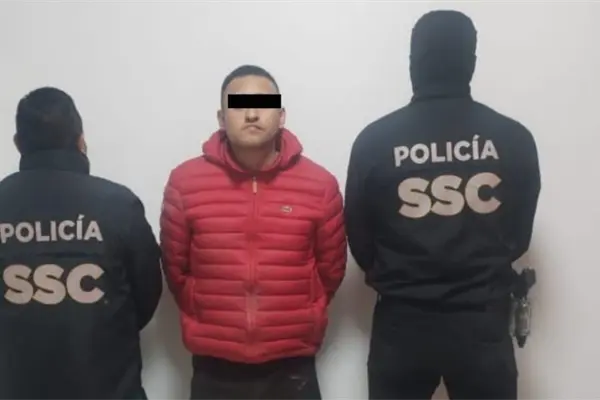 Detienen a Giovanni N presunto extorsionador ligado al nacomenudeo en Azcapotzalco