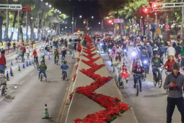 Paseo Nocturno decembrino en CDMX: esta es la ruta y alternativas viales
