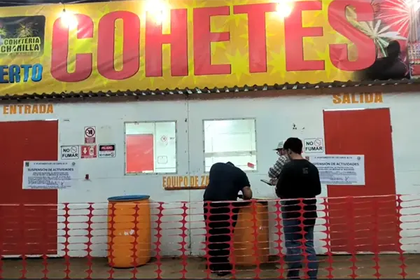 VIDEO | Suspenden venta de cohetes en Los Cabos tras operativo de Protecci&oacute;n Civil