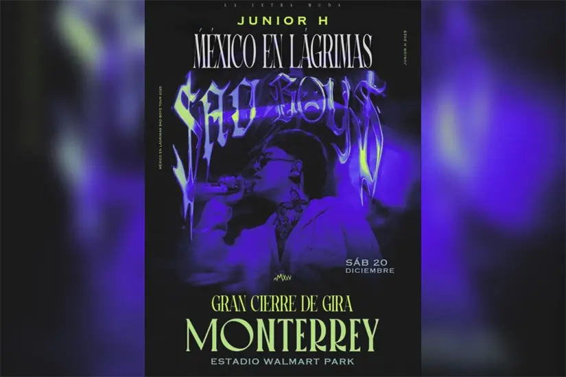 El concierto “México en Lágrimas Sad Boyz Tour”. Foto: @juniorh